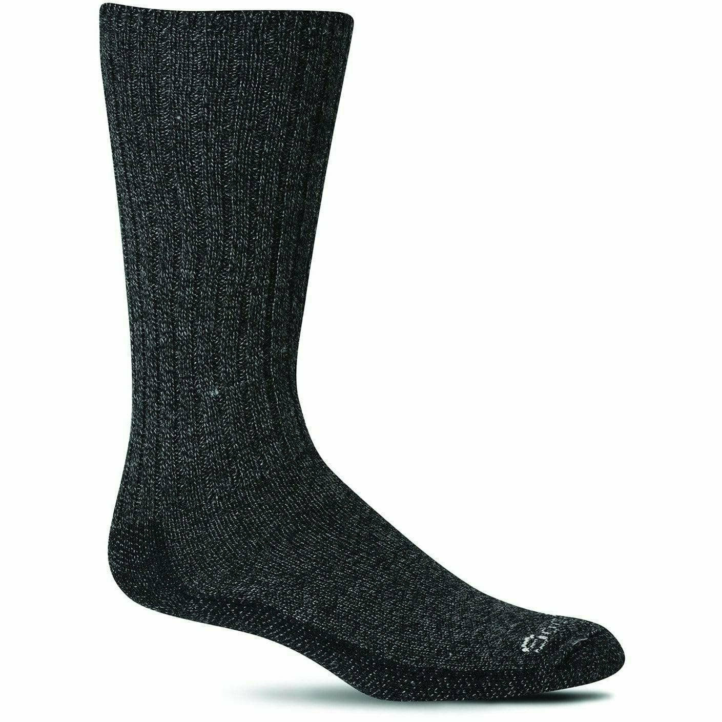 Sockwell Mens Big Easy Relaxed Fit Crew Socks  -  Medium/Large / Black Multi