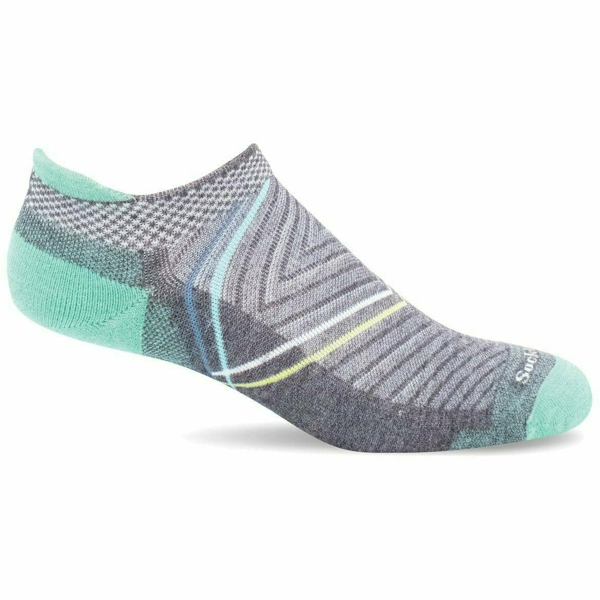 Sockwell Womens Pulse Firm Compression Micro Socks  -  Small/Medium / Charcoal