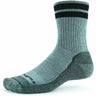 Swiftwick Pursuit Six Medium Hike Socks  -  Small / Heather Coal Stripe