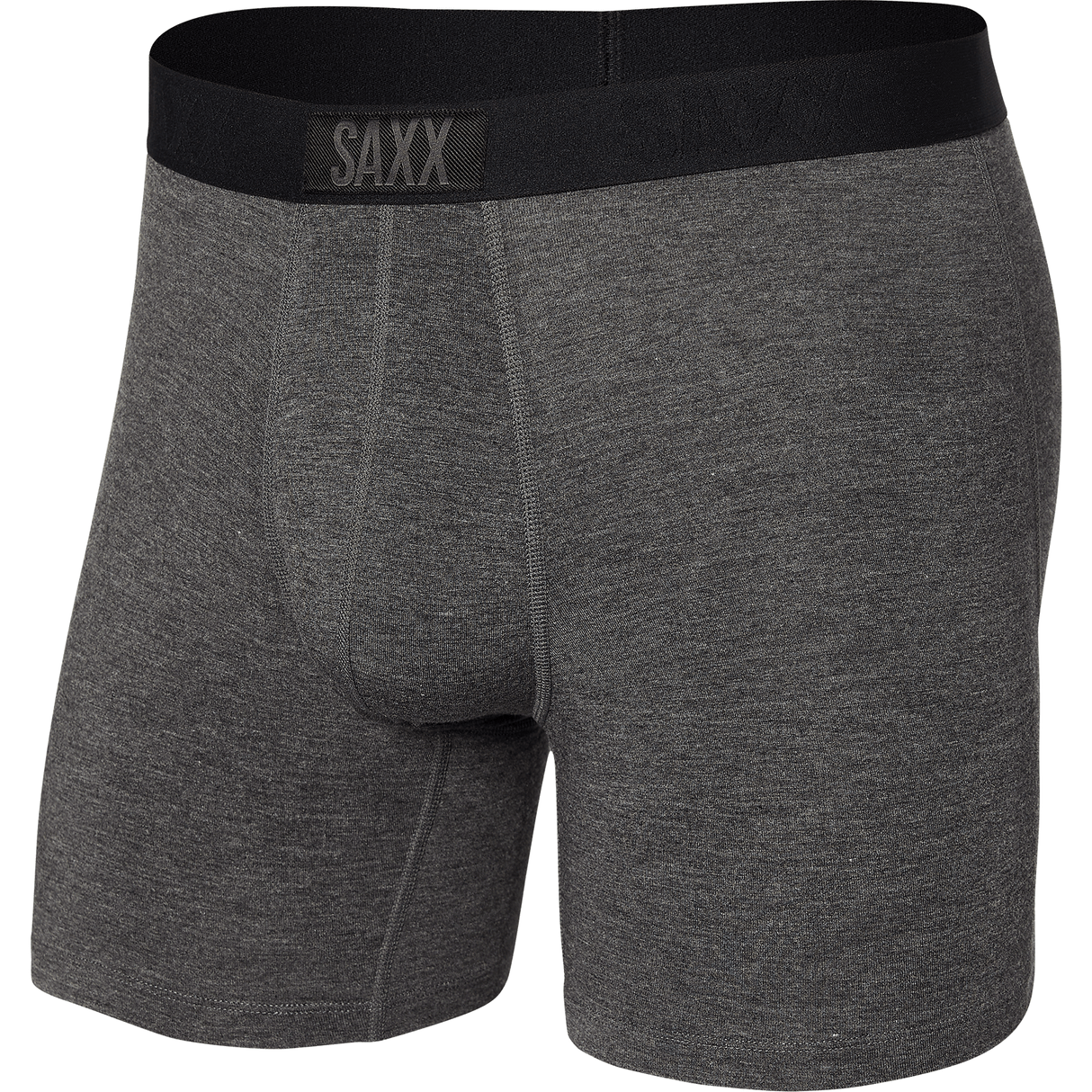 SAXX Mens Vibe Modern Fit Boxer  -  X-Small / Graphite Heather