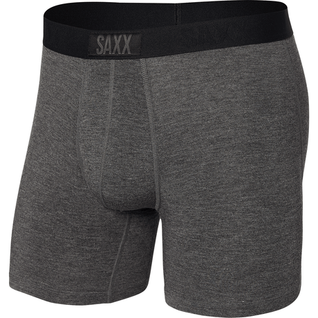 SAXX Mens Vibe Modern Fit Boxer  -  X-Small / Graphite Heather
