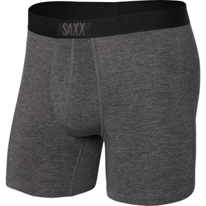SAXX Mens Vibe Modern Fit Boxer  -  X-Small / Graphite Heather