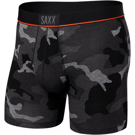 SAXX Mens Vibe Modern Fit Boxer  -  Small / Supersize Camo Black