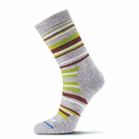 FITS Baya Medium Hiker Crew Socks  -  Small / Light Gray