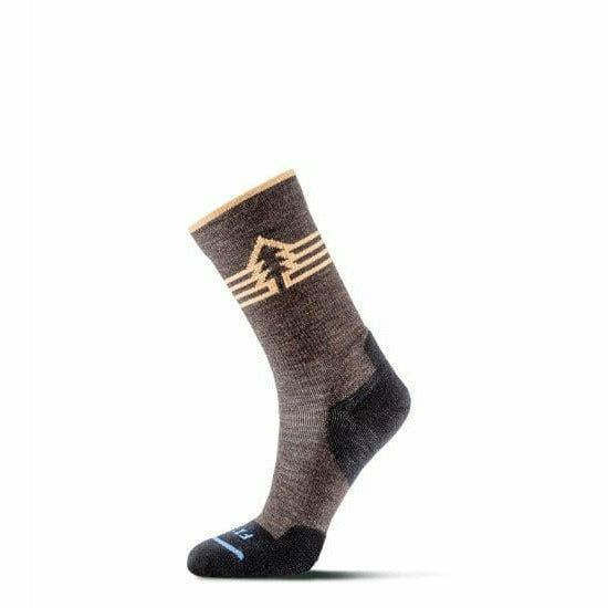 FITS Gifford Light Hiker Crew Socks - Small / Chestnut