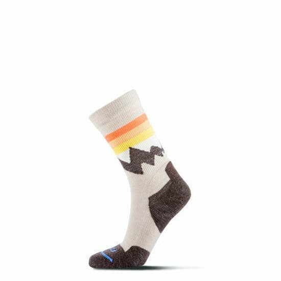 FITS Mountain Top Light Hiker Crew Socks  -  Small / Stone