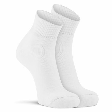 Fox River Wick Dry Classic Quarter Crew Socks  -  Medium / White