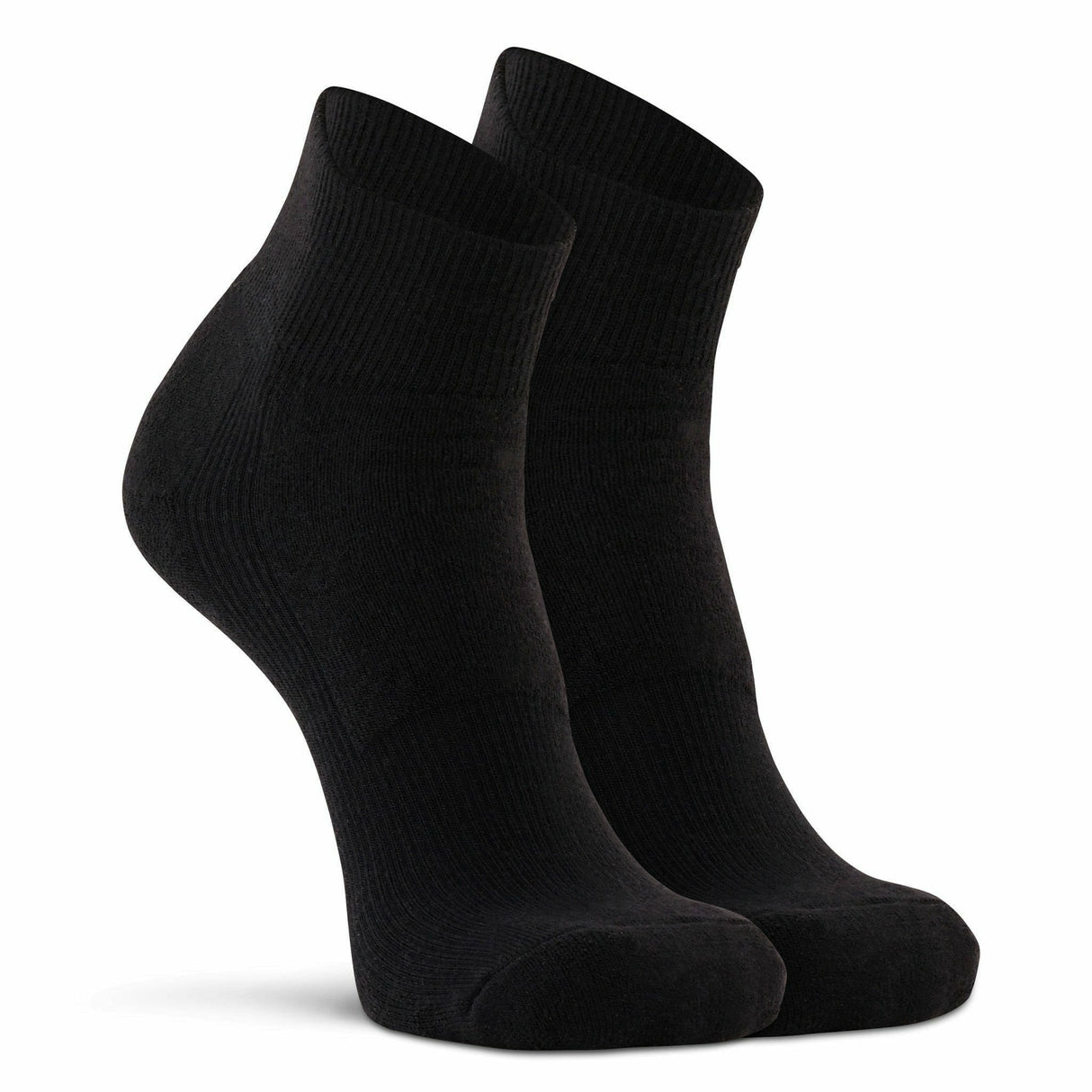 Fox River Womens Wick Dry Walker Lightweight Everyday Quarter Crew Socks  -  Medium / Black