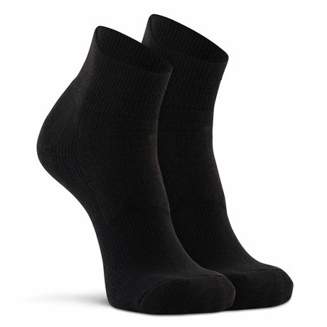 Fox River Womens Wick Dry Walker Lightweight Everyday Quarter Crew Socks  -  Medium / Black