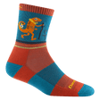 Darn Tough Kids Sal Micro Crew Lightweight Hiking Socks  -  Large / Lava