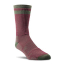 Woolrich Hike Lightweight Crew Socks  -  Large / Army Garnet