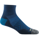 Darn Tough Mens Run Quarter Crew Ultra-Lightweight Socks  -  Medium / Eclipse