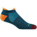 Darn Tough Mens Run No Show Tab Ultra-Lightweight Socks  -  Medium / Dark Teal
