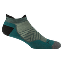 Darn Tough Mens Run No Show Tab Ultra-Lightweight Socks  -  Medium / Teal