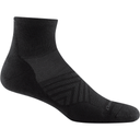 Darn Tough Mens Run Quarter Ultra-Lightweight Socks  -  Medium / Black