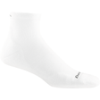Darn Tough Mens Run Quarter Ultra-Lightweight Socks  -  Medium / White
