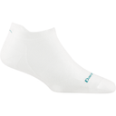 Darn Tough Womens Run No Show Tab No Cushion Ultra-Lightweight Socks  -  Small / White