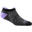 Darn Tough Womens Run No Show Tab Light Cushion Ultra-Lightweight Socks - Clearance  -  Small / Space Gray