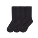 Pacas Mens Alpaca Crew Socks 3-Pack  -  Large/X-Large / Black