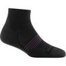 Darn Tough Womens Element 1/4 Lightweight Running Socks  -  Small / Black