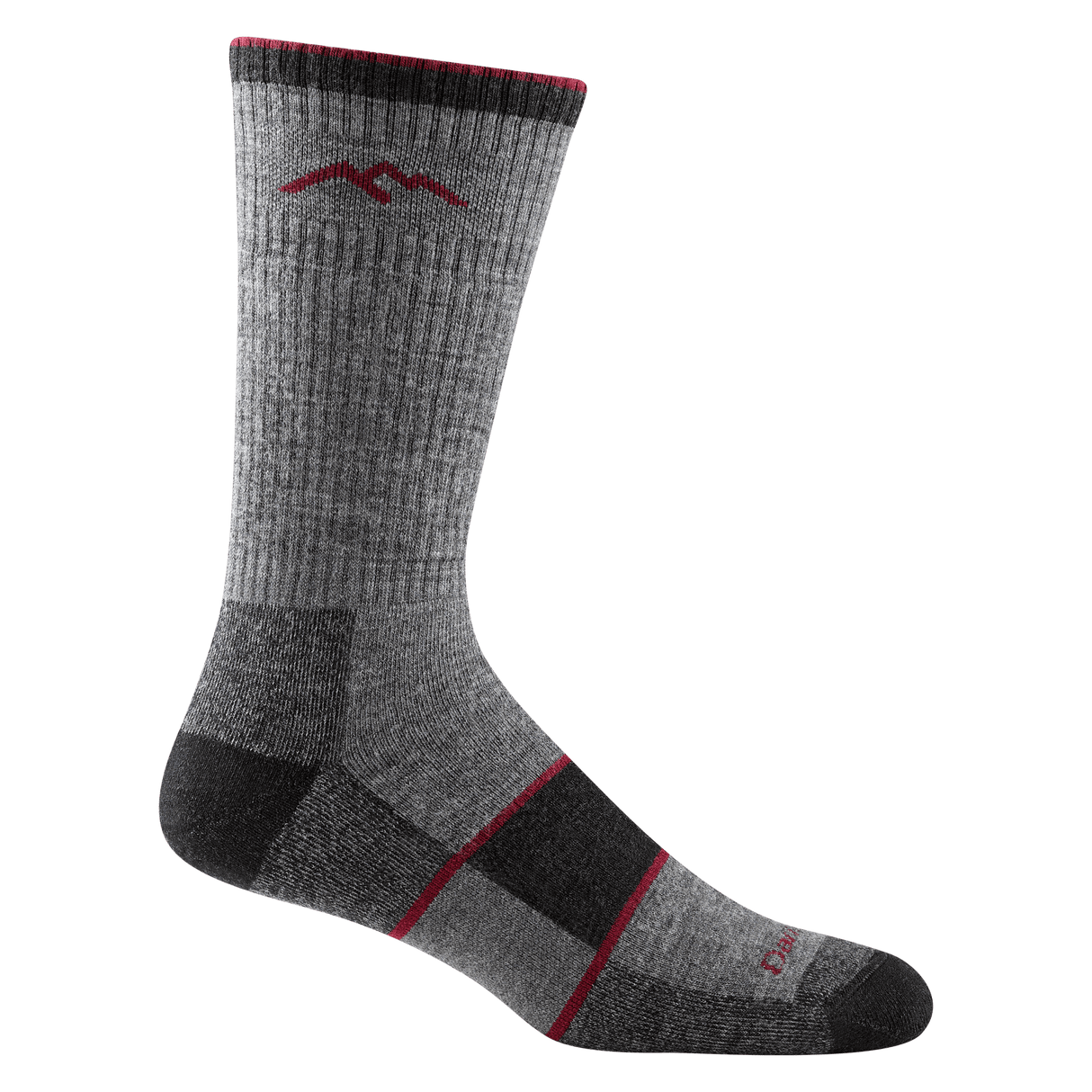 Darn Tough Mens Hiker Boot Full Cushion Midweight Socks  -  Medium / Charcoal