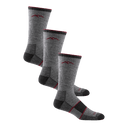 Darn Tough Mens Hiker Boot Full Cushion Midweight 3-Pack Socks  -  Large / Charcoal