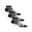Darn Tough Mens No Show Lightweight Running 3-Pack Socks  -  Medium / Charcoal
