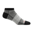Darn Tough Mens No Show Lightweight Athletic Socks  -  Small / Charcoal