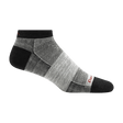 Darn Tough Mens No Show Lightweight Running Socks  -  Small / Charcoal
