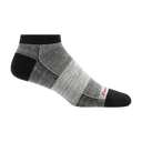 Darn Tough Mens No Show Lightweight Running Socks  -  Small / Charcoal