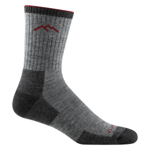 Darn Tough Mens Hiker Micro Crew Midweight Hiking Socks  -  Medium / Charcoal