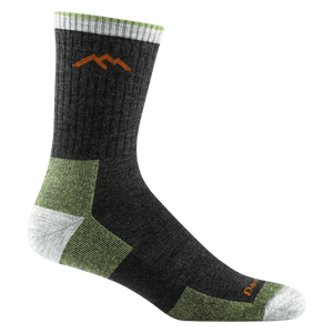 Darn Tough Mens Hiker Micro Crew Midweight Hiking Socks  -  Medium / Lime