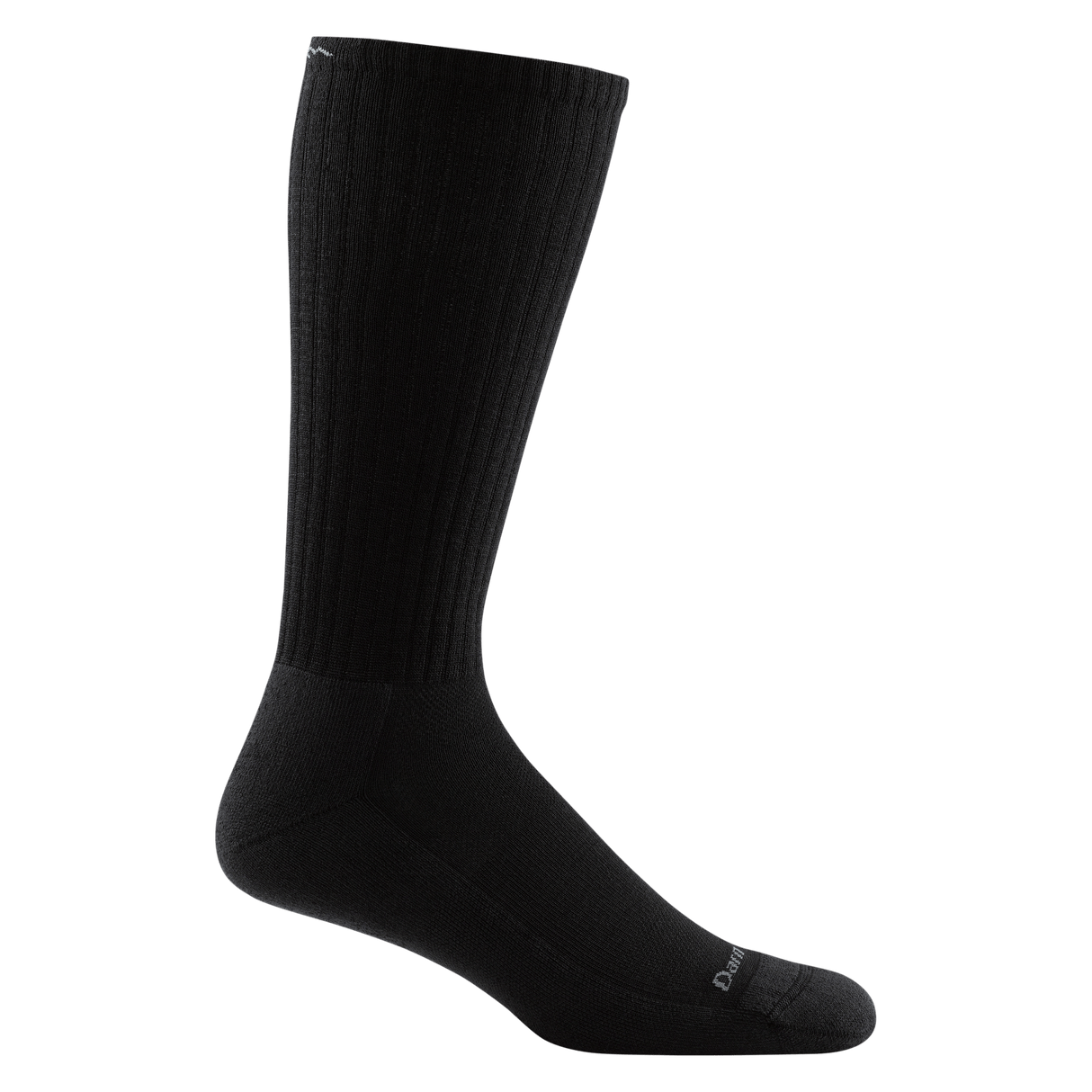 Darn Tough Mens The Standard Mid-Calf No Cushion Lightweight Lifestyle Socks  -  Small / Black