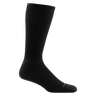 Darn Tough Mens The Standard Mid-Calf No Cushion Lightweight Lifestyle Socks  -  Small / Black