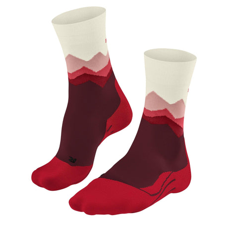 FALKE Womens TK2 Explore Trekking Crew Socks  -  37-38 / Merlot
