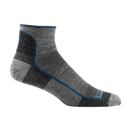 Darn Tough Mens Quarter Lightweight Athletic Socks  -  Medium / Charcoal