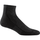 Darn Tough Mens Hiker Quarter Midweight Socks  -  Small / Onyx Black