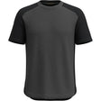 Smartwool Mens Active Mesh Short Sleeve Tee  -  Small / Charcoal Heather