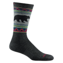 Darn Tough Mens VanGrizzle Boot Midweight Hiking Socks  -  Medium / Charcoal