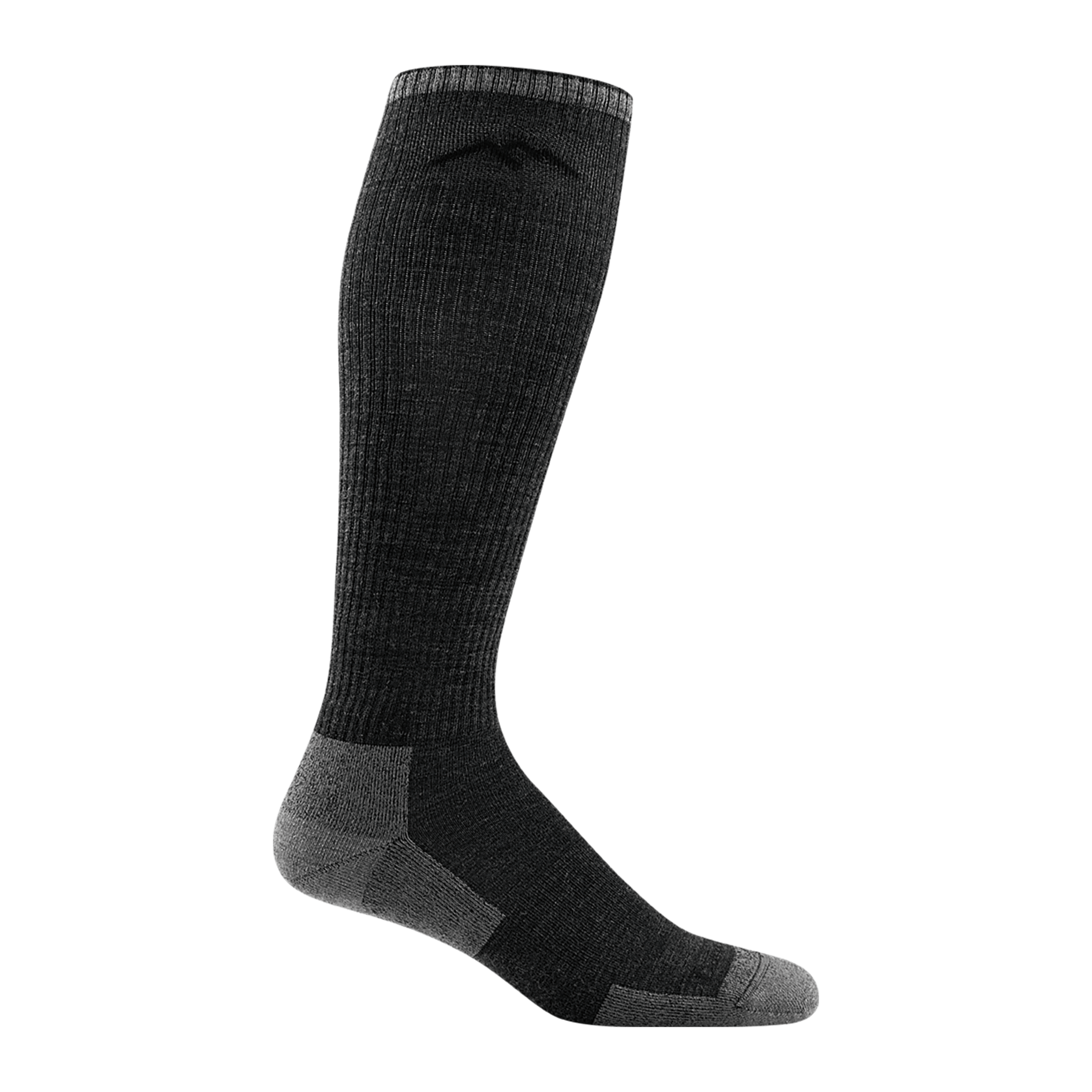 Darn Tough Mens Westerner Over-the-Calf Lightweight Work Socks  -  Medium / Charcoal
