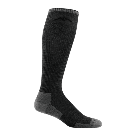 Darn Tough Mens Westerner Over-the-Calf Lightweight Work Socks  -  Medium / Charcoal