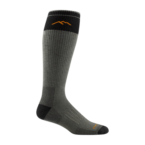 Darn Tough Mens Hunting Over-the-Calf Heavyweight Socks - Small / Forest