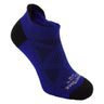 Wrightsock Run Luxe Single Layer Tab Socks  -  Small / Royal Blue