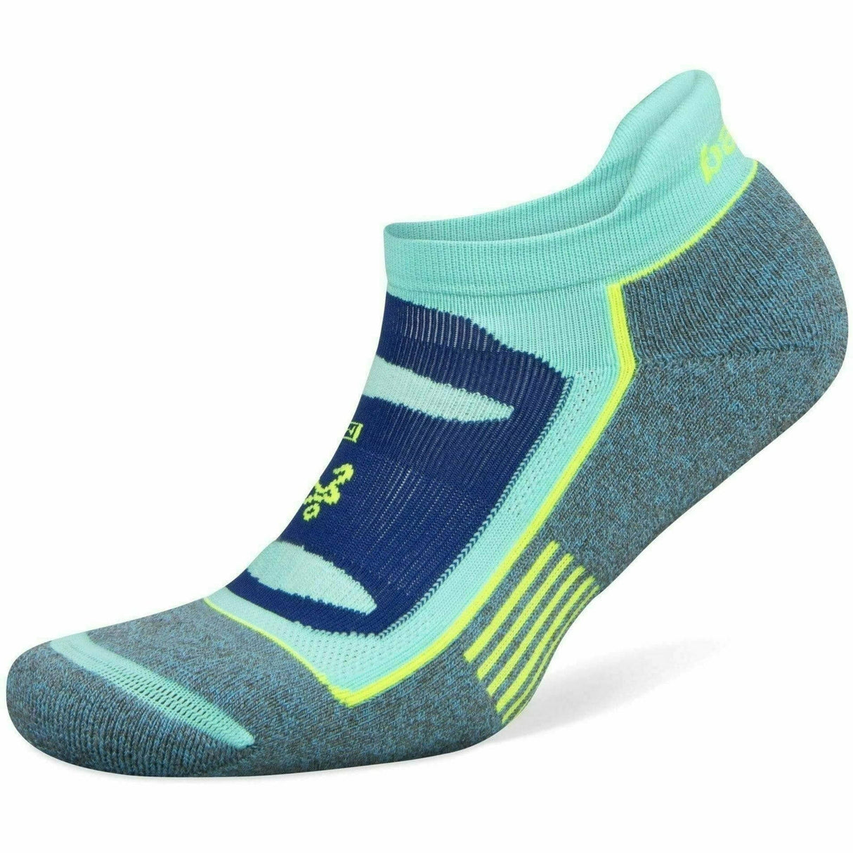 Balega Blister Resist No Show Socks - Clearance  -  Small / Ethereal Blue/Light Aqua