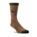 Farm to Feet Sunderland Light Cushion Crew Socks  -  Small / Chocolate