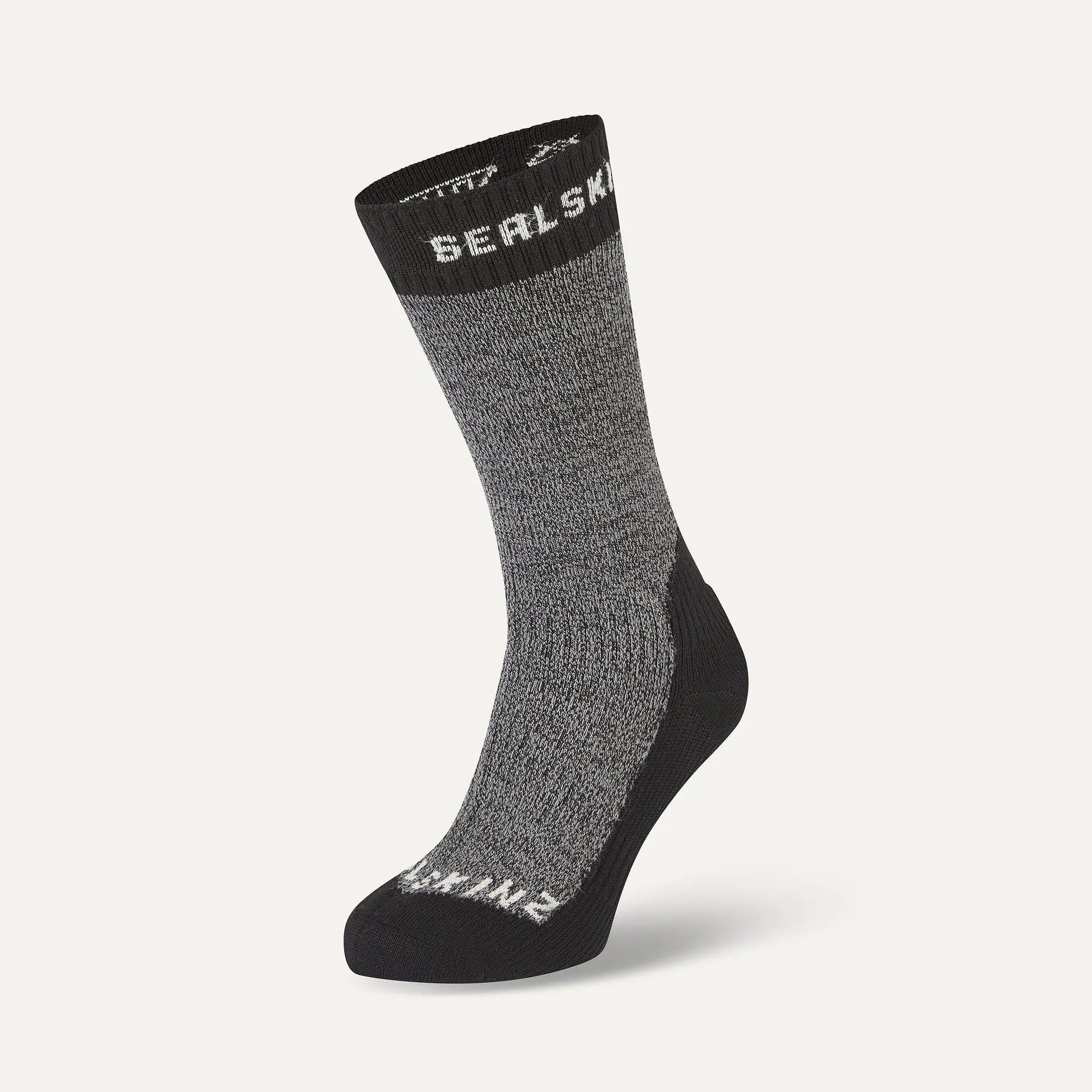 Sealskinz Stanfield Waterproof Extreme Cold Weather Mid Length Socks  -  Small / Gray Marl