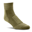 Farm to Feet Fayetteville Light Cushion 1/4 Crew Tactical Socks  -  Small / Coyote Brown