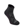Wrightsock Merino Trail Single Layer Quarter Socks  -  Small / Gray/White