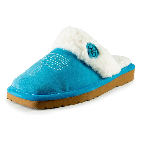 Ariat Womens Jackie Square Toe Slippers  -  W11 / Bright Turquoise