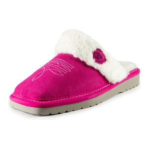Ariat Womens Jackie Square Toe Slippers  -  W6 / Very Berry Pink